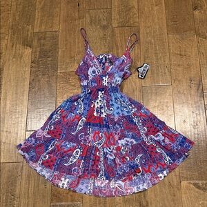 Angie Multicolor Paisley Dress